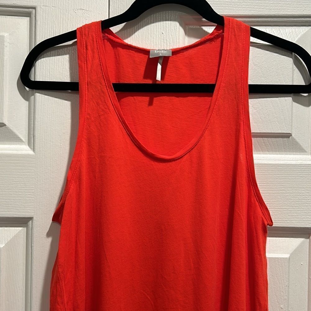BOBI Red Tank Top, Size Large - Picture 2 of 6